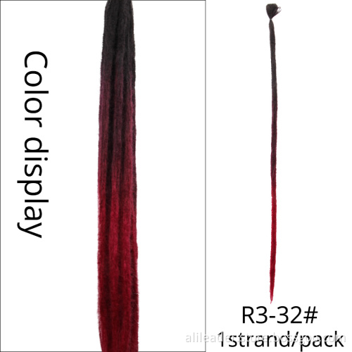20" 46colors Hair Extensions Synthetic Colourful Dreadlocks